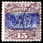 Inverted center in the Type II stamp